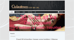Desktop Screenshot of christoffersenguld.dk