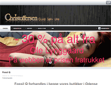 Tablet Screenshot of christoffersenguld.dk